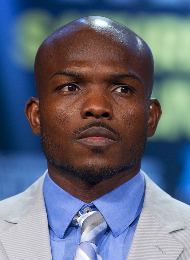 Undefeated WBO welterweight champion Timothy Bradley Jr.  attends a news conference at the Wynn Las Vegas Resort Wednesday, Oct. 9, 2013. Bradley will defend his title against Juan Manuel Marquez of Mexico at the Thomas & Mack Center Saturday.