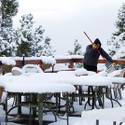 Snow Falls on Mt. Charleston