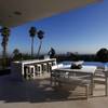 An outdoor patio of a $36 million home n Beverly Hills, Calif., listed by agent Mauricio Umansky, is seen on Oct. 11, 2013. 