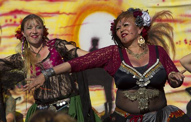 Dancers perform during the Age of Chivalry Renaissance Festival at Sunset Park Sunday, Oct. 13, 2013.