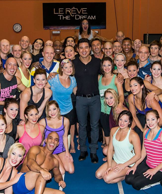 Mario Lopez at “Le Reve — The Dream” on Friday, Oct. 11, 2013, in the Wynn.
