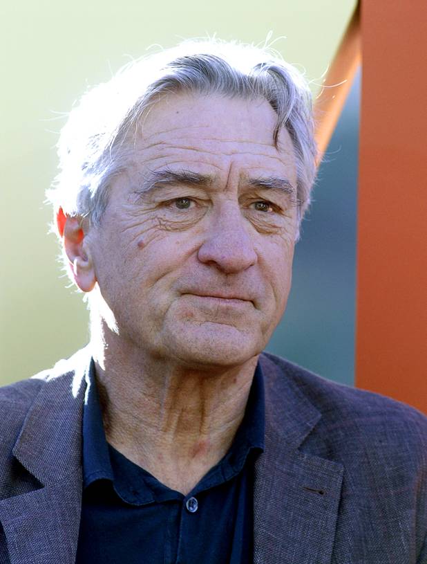 Actor Robert De Niro is shown during a ceremony with cast members of "Last Vegas" and director Jon Turteltaub in front of the Bellagio Friday, Oct. 18, 2013. Goodman and Clark County Commission Chairman Steve Sisolak declared Oct. 18, 2013 to be "Last Vegas Day" in Las Vegas and Clark County. The movie by CBS Films opens nationwide on November 1.