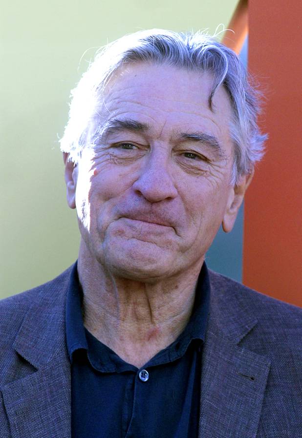 Actor Robert De Niro is shown during a ceremony with cast members of "Last Vegas" and director Jon Turteltaub in front of the Bellagio Friday, Oct. 18, 2013. Goodman and Clark County Commission Chairman Steve Sisolak declared Oct. 18, 2013 to be "Last Vegas Day" in Las Vegas and Clark County. The movie by CBS Films opens nationwide on November 1.