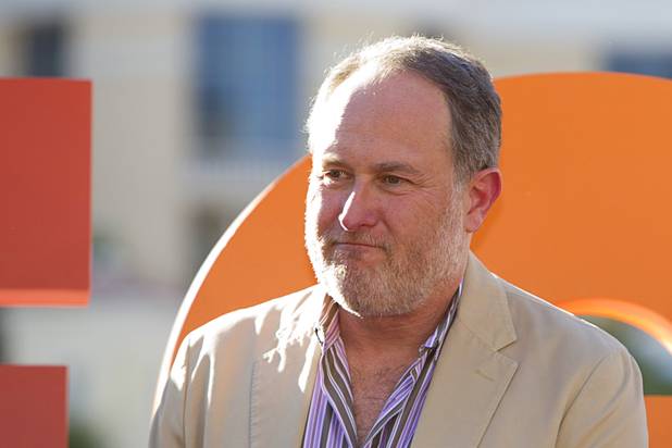 "Last Vegas" director Jon Turteltaub is shown during a ceremony for cast members of "Last Vegas" in front of the Bellagio Friday, Oct. 18, 2013. Las Vegas Mayor Carolyn Goodman and Clark County Commission Chairman Steve Sisolak declared Oct. 18, 2013 to be "Last Vegas Day" in Las Vegas and Clark County. The movie by CBS Films opens nationwide on November 1.