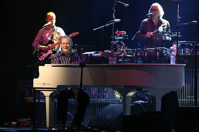 Brian Wilson and Jeff Beck perform on Friday, Oct. 18, ...