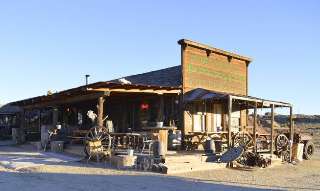The saloon in Gold Point, which is south of Goldfield, NV, Tuesday, Oct. 22, 2013. The town has 10 year-round residents, if you count three who live outside of what's considered town limits.