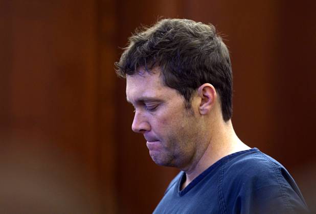 Benjamin Frazier, 41, appears in court at the Regional Justice Center Wednesday, Oct. 30, 2013. Frazier is accused of shooting two security guards and a patron outside the Drai's after-hours club in Bally's on Oct. 21, 2013.
