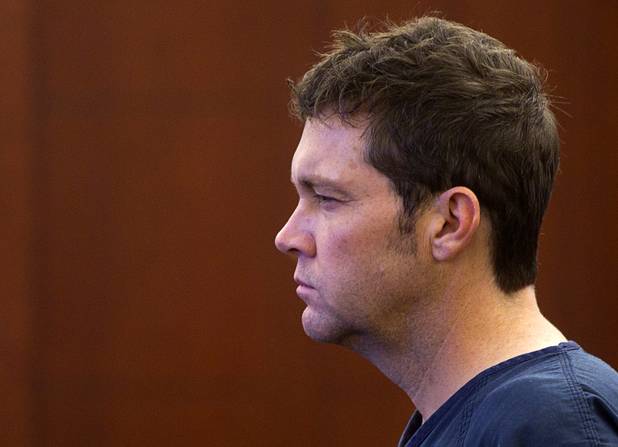 Benjamin Frazier, 41, appears in court at the Regional Justice Center Wednesday, Oct. 30, 2013. Frazier is accused of shooting two security guards and a patron outside the Drai's after-hours club in Bally's on Oct. 21, 2013.