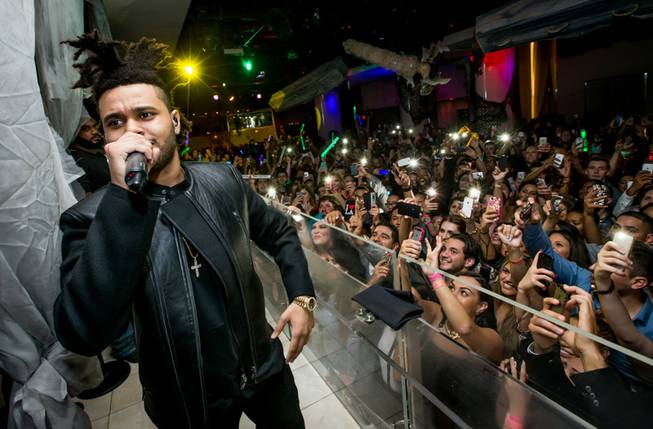 The Weeknd makes his Las Vegas debut Saturday, Nov. 2, ...