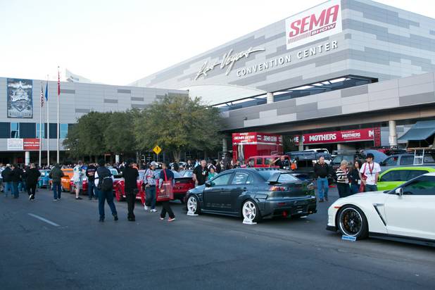 A look at the 2013 SEMA show at the Las Vegas Convention Center, Tuesday, Nov. 5, 2013.