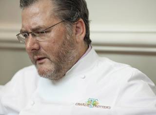 In this Aug. 28, 2012, photo, award-winning chef Charlie Trotter is seen at his restaurant in Chicago. Officials in Chicago said Tuesday, Nov. 5, 2013, that Trotter has died.