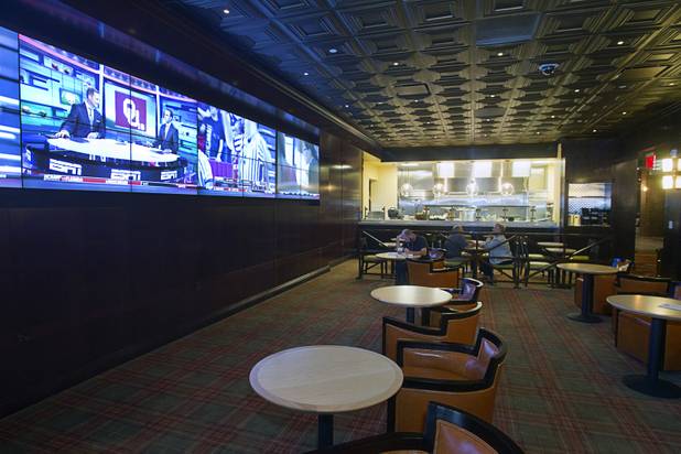 A view of the deli in the race and sports book following an official opening ceremony for the Downtown Grand in downtown Las Vegas Tuesday, Nov. 12, 2013.