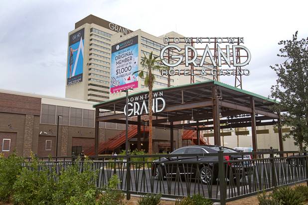 A view of the the Downtown Grand in downtown Las Vegas Tuesday, Nov. 12, 2013.