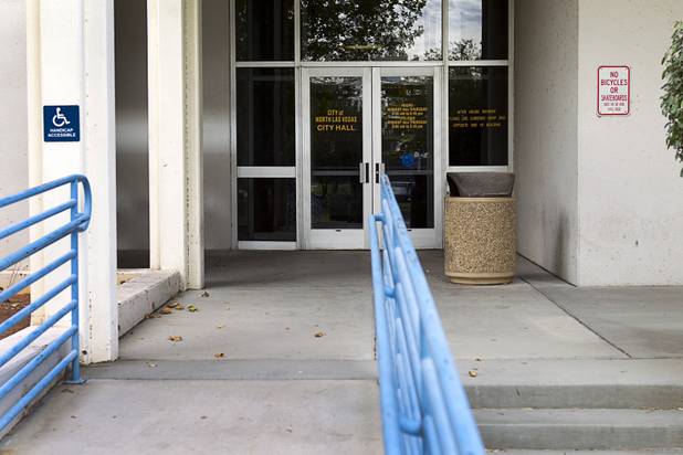A view of the old North Las Vegas City Hall Tuesday, Nov. 12, 2013. The building is currently vacant.