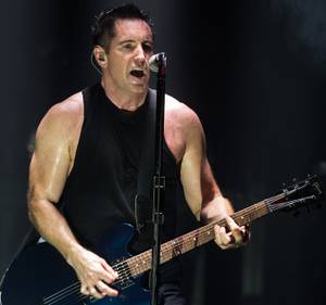Trent Reznor of Nine Inch Nails at the Joint on Friday, Nov. 15, 2013, at Hard Rock Hotel Las Vegas.