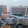 A late-afternoon view of Venetian Macau from a Crown Towers suite