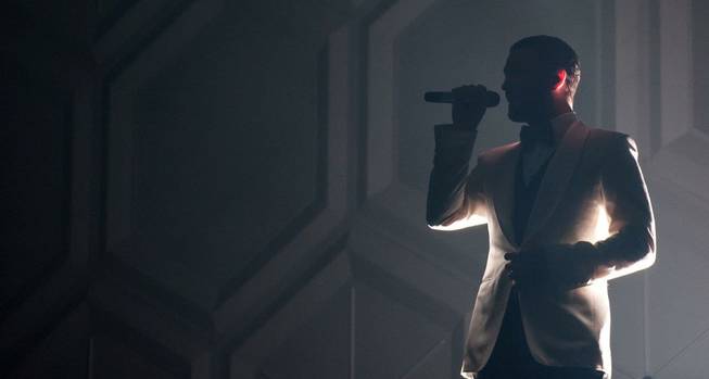 Justin Timberlake's "The 20/20 Experience" world tour stop on Friday, Nov. 29, 2013, at MGM Grand Garden Arena.