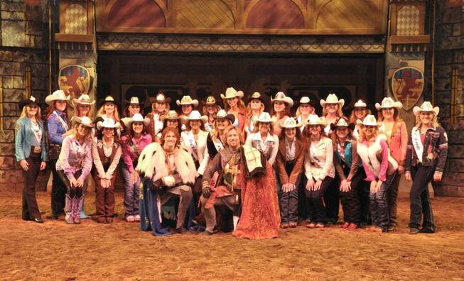 2014 Miss Rodeo America contestants at Tournament of Kings in Excalibur on Wednesday, Dec. 4, 2013.