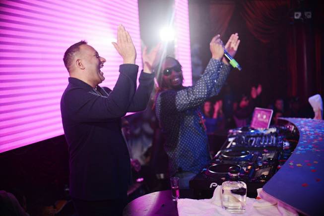 Russell Peters and Lil Jon at Surrender in Encore on Saturday, Dec. 7, 2013.