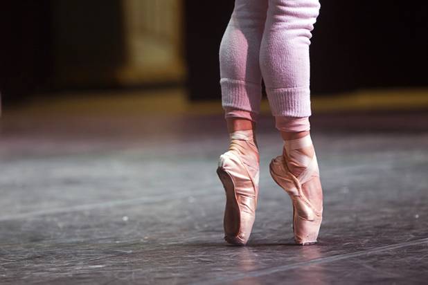 Betsy Lucas rehearses for Nevada Ballet Theater’s “The Nutcracker” at the Smith Center for the Performing Arts on Wednesday, Dec. 11, 2013. The annual performance opens Saturday and runs through Dec. 22.
