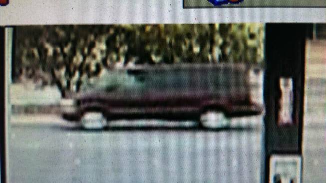 North Las Vegas Police released this photo, taken from a surveillance camera at a convenience store, of a van that approached a 12-year-old girl on her way to school Wednesday. The girl told police an occupant of the van ordered her to get inside, but instead she ran to school and contacted police. North Las Vegas detectives are trying to identify the occupants of the van.