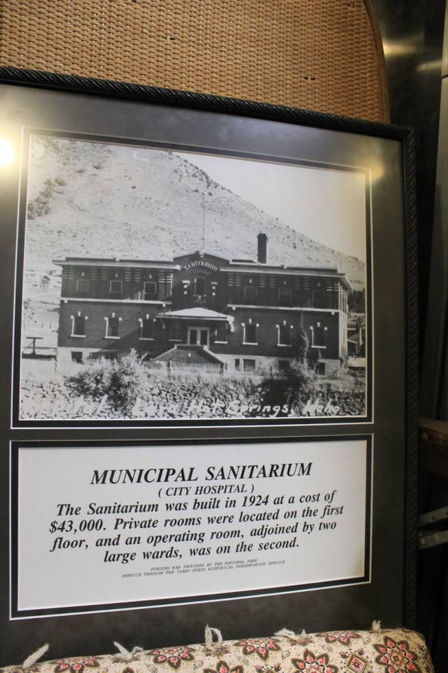 At the Southern Bannock County museum, a little history of the Lava Hot Springs Inn.