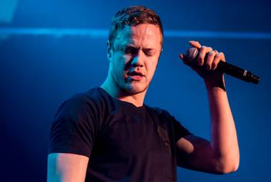 Las Vegas rockers Imagine Dragons in concert at the Joint on Monday, Dec. 30, 2013, in the Hard Rock Hotel Las Vegas. Afterward, frontman Dan Reynolds played DJ at nearby after-hours club Body English.