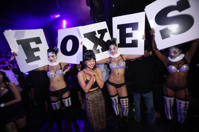 British singer Foxes hosts and performs at Moon on Tuesday, ...