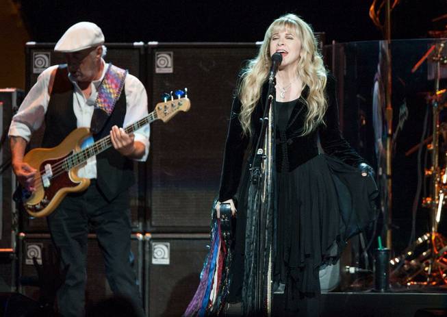 Fleetwood Mac performs at MGM Grand Garden Arena on Monday, Dec. 30, 2013, in Las Vegas.