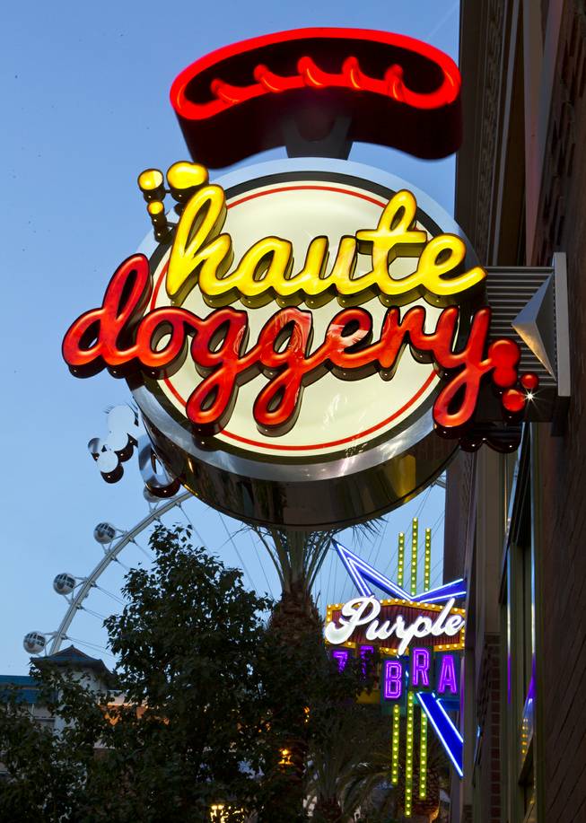 Haute Doggery operates a store now at The Linq shopping and food area between The Quad and The Flamingo on Friday, Jan. 3, 2014.
