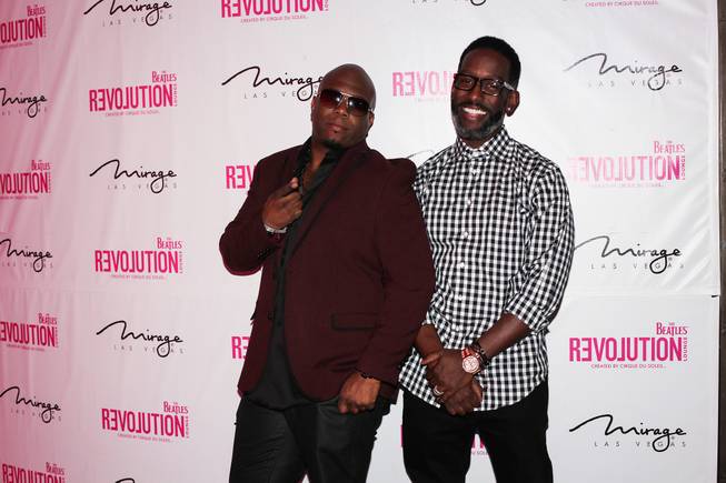 Wanya Morris and Shawn Stockman of Boyz II Men host at The Beatles Revolution Lounge on Tuesday, Dec. 31, 2013, in the Mirage.