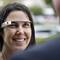 Photo: Cecilia Abadie wears her Google Glass as she talks