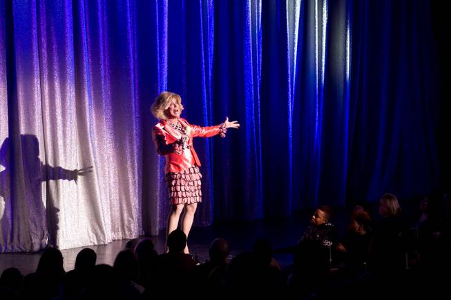 Las Vegas headliner Frank Marino returns to the Divas' stage as Joan Rivers at the Quad in his debut performance after undergoing his most recent plastic surgery procedure Jan. 20, 2014.