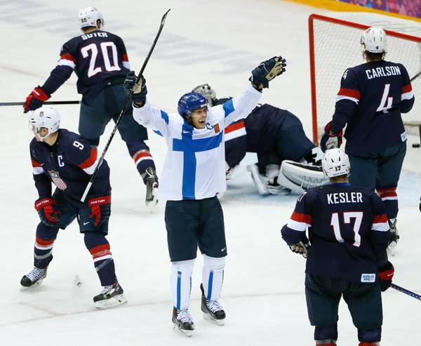 Olympic photos: Team USA celebrates 5-0 win over Russia
