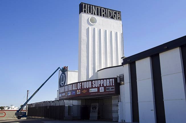 Huntridge Logo Installed