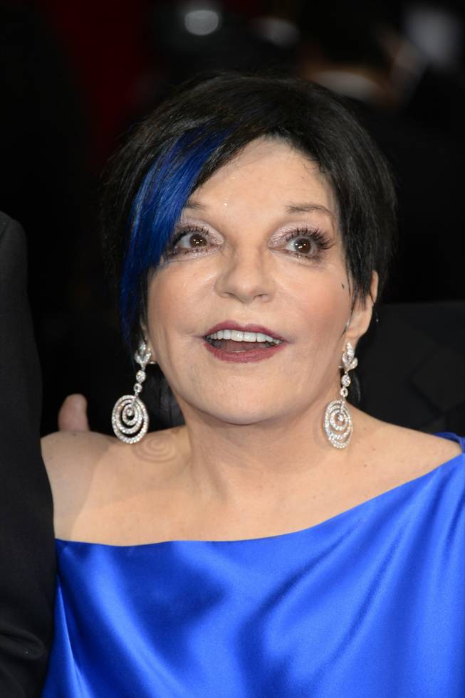 Liza Minnelli arrives at the Oscars on Sunday, March 2, 2014, at the Dolby Theatre in Los Angeles.  (Photo by Dan Steinberg/Invision/AP)