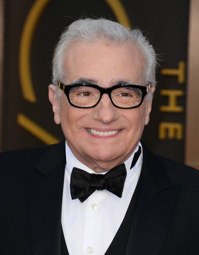 Martin Scorsese arrives at the Oscars on Sunday, March 2, 2014, at the Dolby Theatre in Los Angeles.  (Photo by Jordan Strauss/Invision/AP)