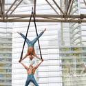 ‘Zarkana’ Aerialists Perform in Aria Porte Cochere
