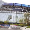 ‘Zarkana’ Aerialists Perform in Aria Porte Cochere