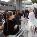 ‘Zarkana’ Aerialists Perform in Aria Porte Cochere