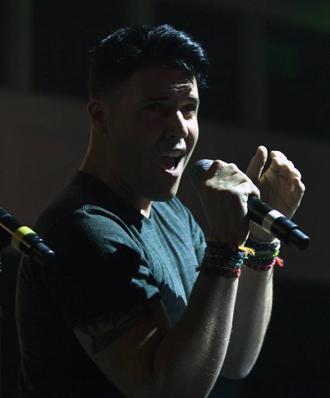 Frankie Moreno sings "What'd I Say" during Las Vegas Weekly's Unscripted Party featuring Stifler in the Havana Room on Tuesday, March 4, 2014, at the Tropicana.