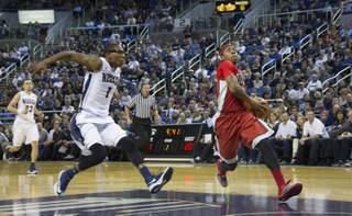UNLV lost to UNR 76-72 at the Lawlor Events Center in Reno on Saturday, March 8, 2014.