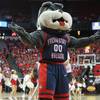 The Fresno State mascot performs during their Mountain West Conference tournament game against New Mexico Thursday, March 13, 2014 at the Thomas & Mack Center. New Mexico won 93-77.
