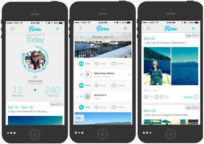 The phone app Rove gives users the ability to write personal journals and either keep them private or share them on social media.