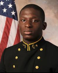 This July, 24, 2013, file photo provided by the U.S. Naval Academy shows Midshipman Joshua Tate, a former U.S. Naval Academy football player.
