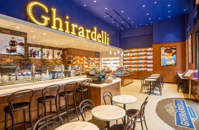 Ghirardelli Chocolate Company at LINQ in Las Vegas Nevada Stock Photo -  Alamy