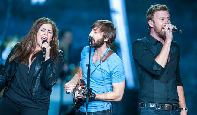 Lady Antebellum, Kip Moore and Kacey Musgraves at Mandalay Bay ...