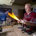 Glass artist Craig Reeves