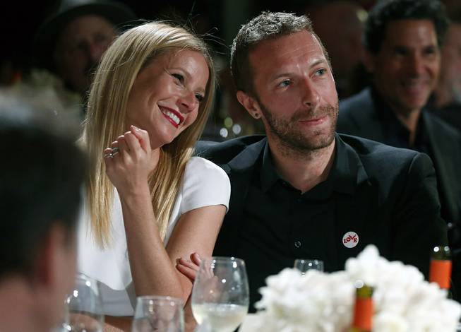 Actress Gwyneth Paltrow and her husband, Coldplay singer Chris Martin, attend the Sean Penn & Friends Help Haiti Home Gala in Beverly Hills, Calif.,on  Jan. 11, 2014. Paltrow and Martin are separating after 11 years of marriage. 