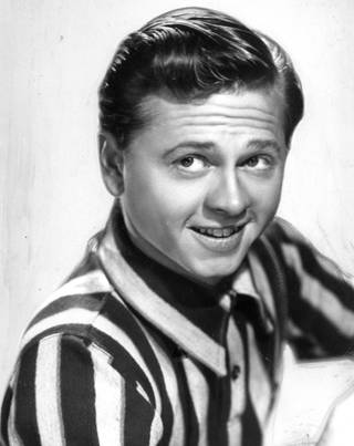 Actor, singer and dancer Mickey Rooney is shown in this undated photo.